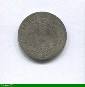 2 FRANCS BONAPARTE Ier CONSUL
