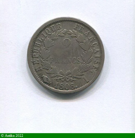 2 FRANCS NAP EMP revers REPUBLIQUE