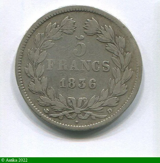 5 FRANCS T.L 2ème type