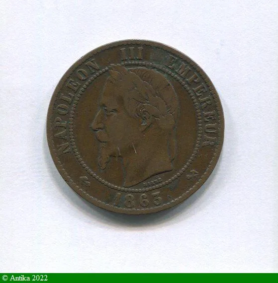 10 CENTIMES NAP III T.L
