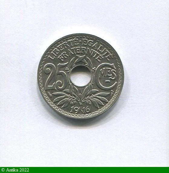 25 CENTIMES LINDAUER Centimes Souligné