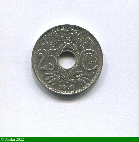 25 CENTIMES LINDAUER Centimes Souligné