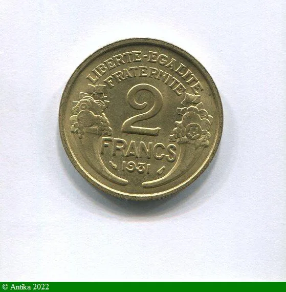 2 FRANCS MORLON Bronze-Alu