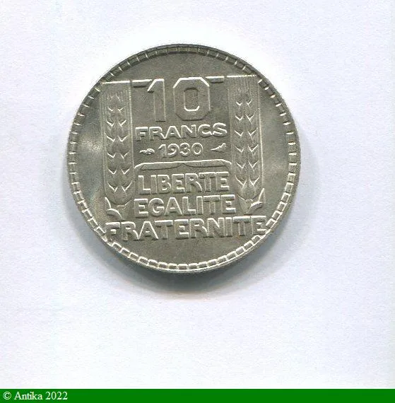 10 FRANCS TURIN Argent