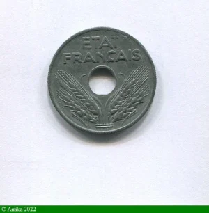20 CENTIMES A.G.M.M Type 20