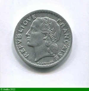 5 FRANCS LAVRILLIER Aluminium