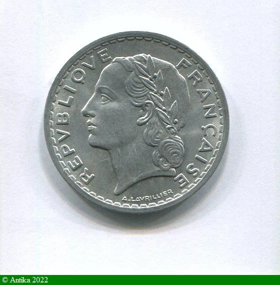 5 FRANCS LAVRILLIER Aluminium