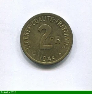 2 FRANCS PHILADELPHIE