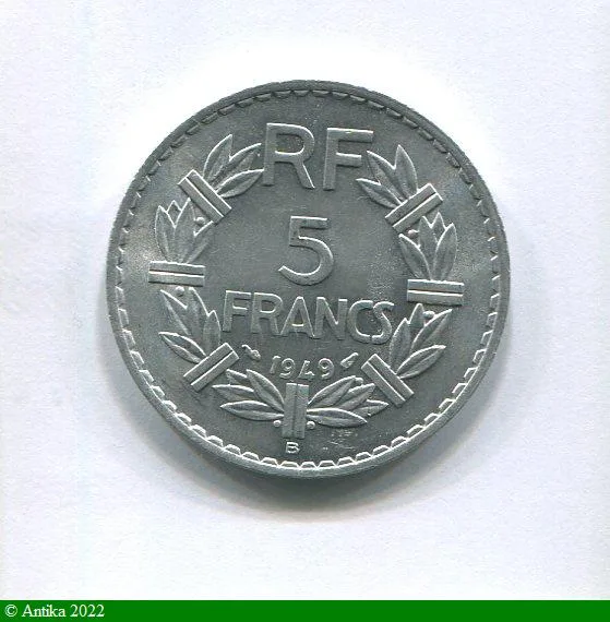 5 FRANCS LAVRILLIER Aluminium