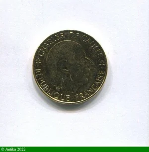 1 FRANC CHARLES DE GAULLE