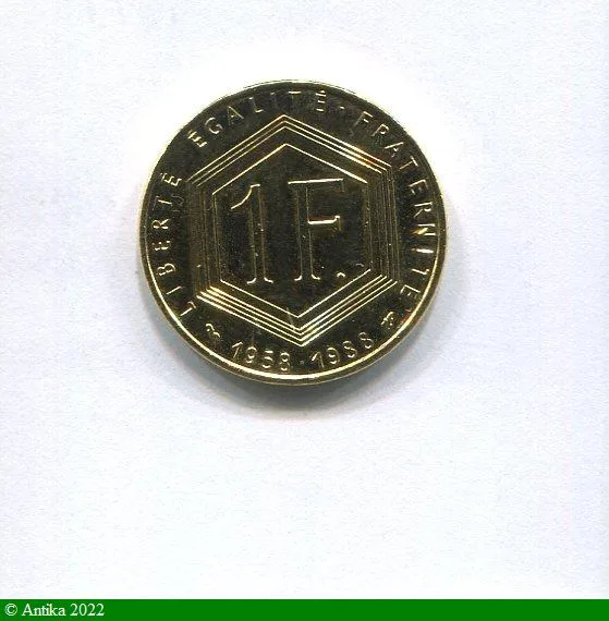1 FRANC CHARLES DE GAULLE
