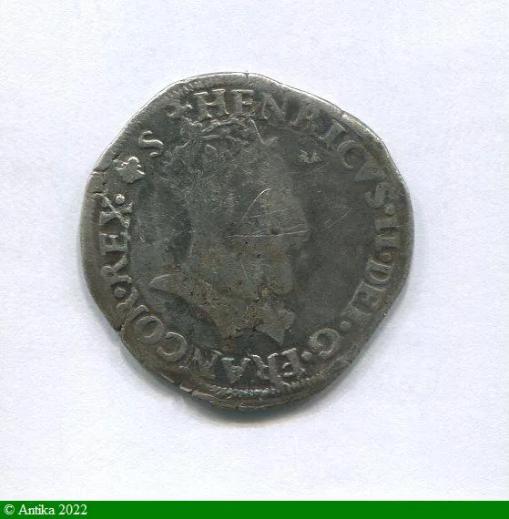 Teston Tête couronnée