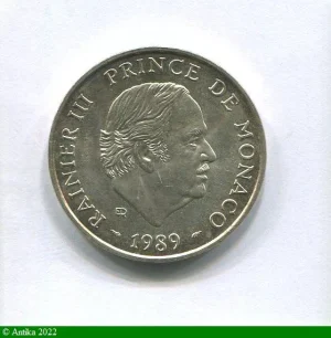 100 FRANCS RAINIER III 1949-2005