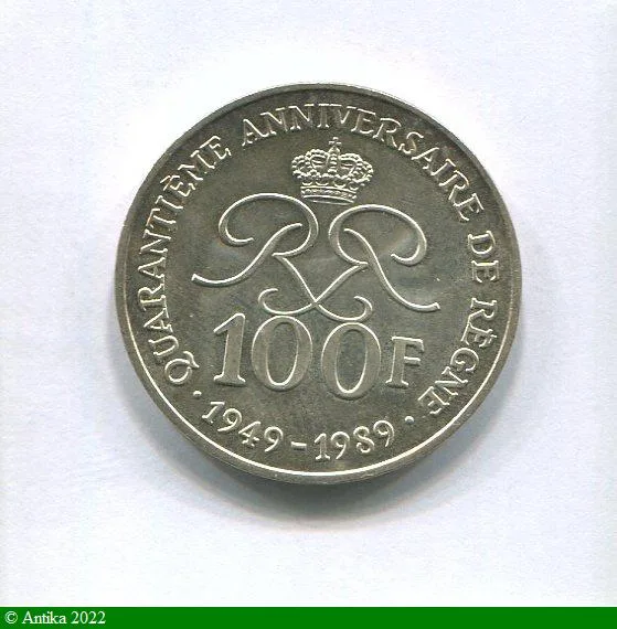 100 FRANCS RAINIER III 1949-2005