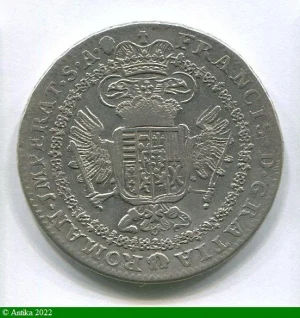 1 KRONEN Thaler Argt RARE Pays Bas Autrichiens FRANCOIS I er