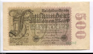 500 000 000 Mark Reichsbanknote