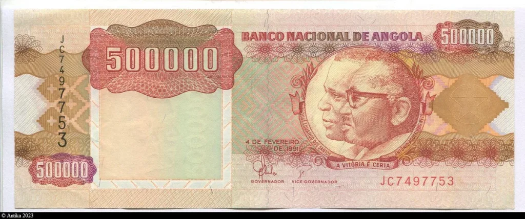 500 000 Kwanzas A.Vtoria & E.Ceria