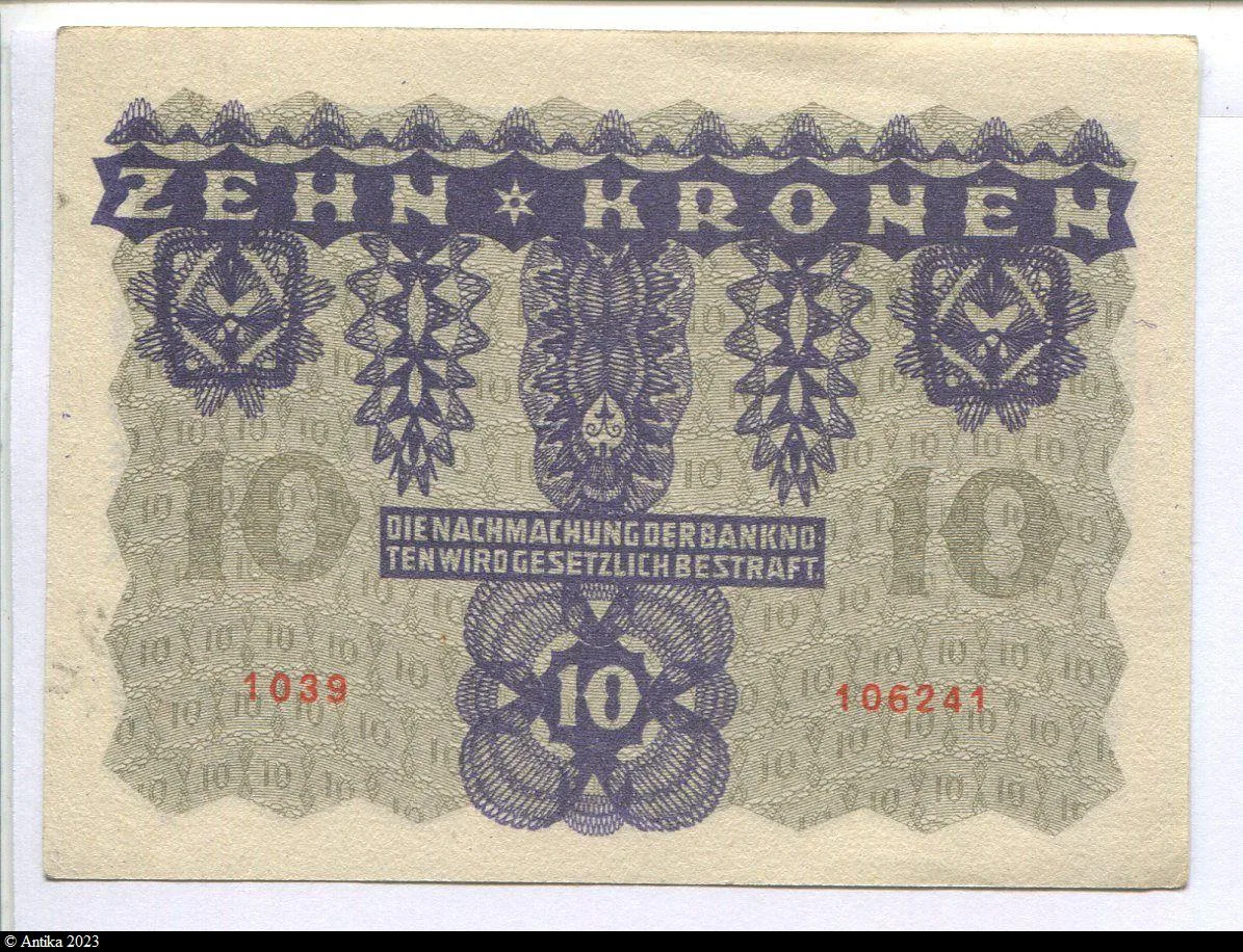 10 Kronen Jeune garçon * * * *