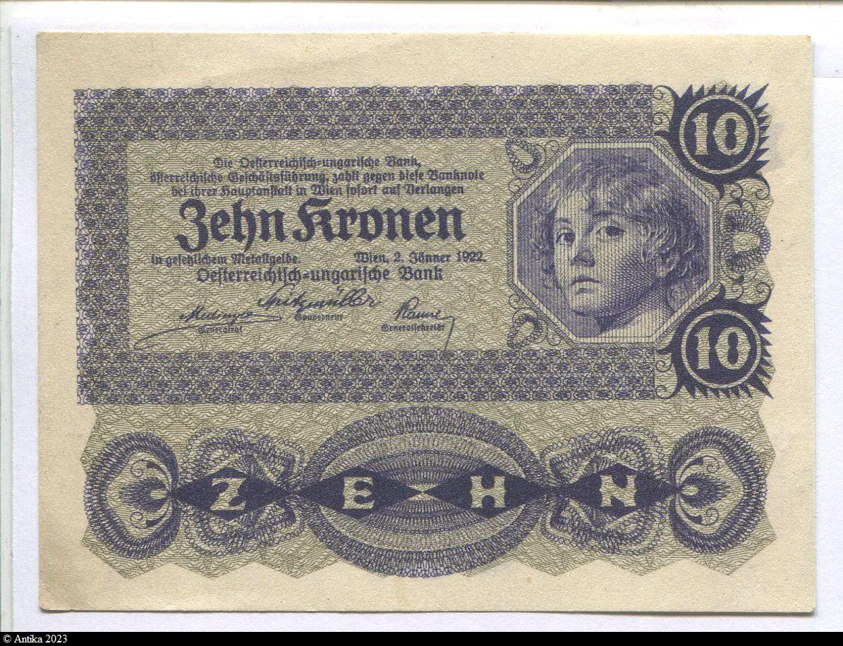 10 Kronen Jeune garçon * * * *