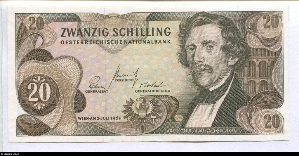 20 Schilling Carl Ritter *