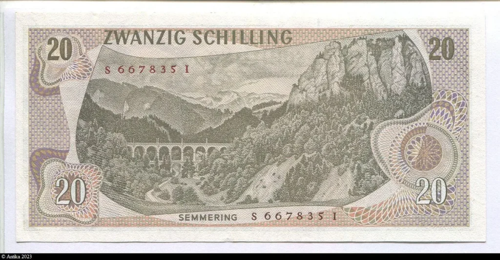 20 Schilling Carl Ritter *