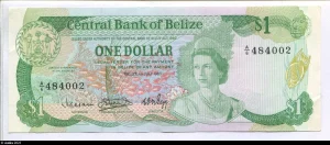 1 Dollar Elizabeth II Alph A/6 Sign Différente