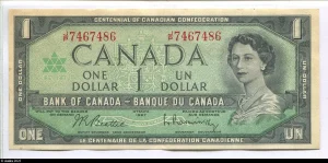 1 Dollar Elizabeth II & Parlement * *