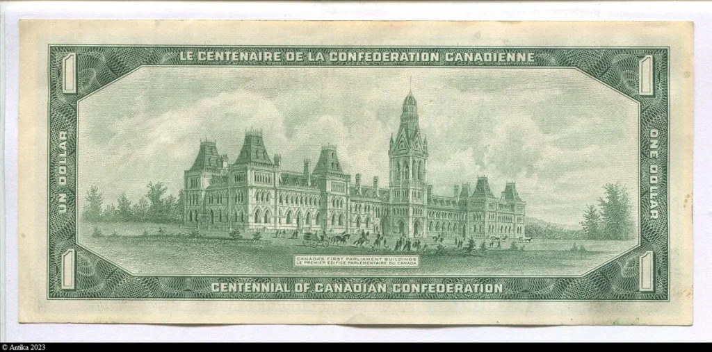 1 Dollar Elizabeth II & Parlement * *