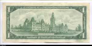 1 Dollar Elizabeth II & Parlement * *