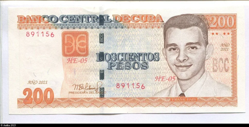200 Pesos Frank Pais * * * NOUVEAUTE
