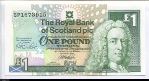 1 Pound Lord Ilay & Parlement écossais "The Royal Bank of Scotland" * * * * * * *