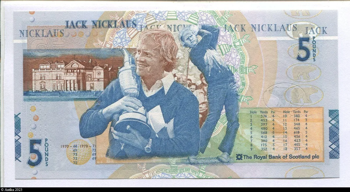 5 Pounds Lord Ilay & Jack Nicklaus * * * * * * PROMOTION