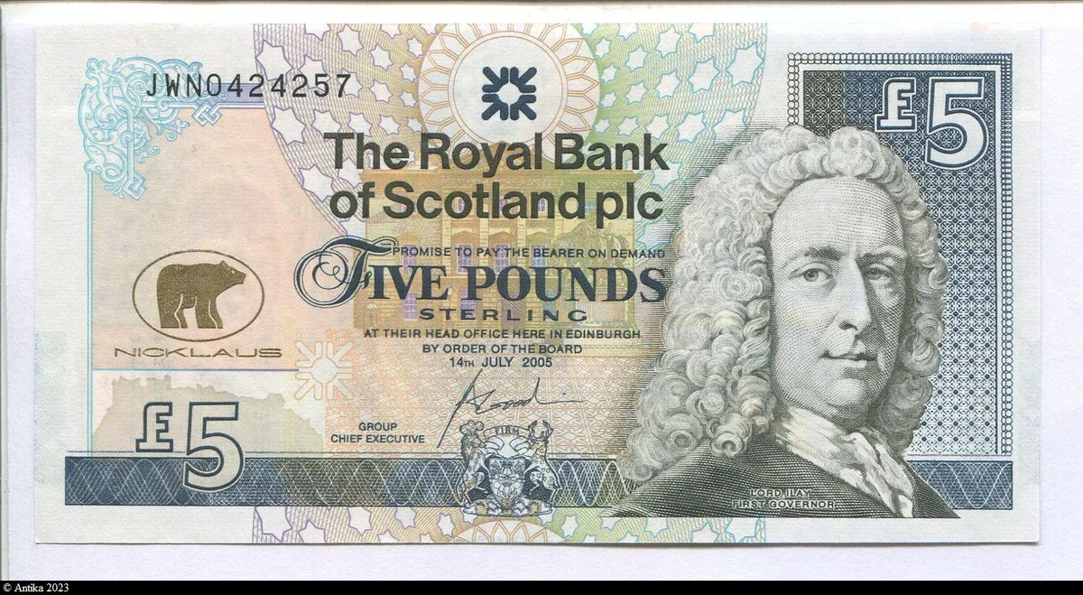 5 Pounds Lord Ilay & Jack Nicklaus * * * * * * PROMOTION