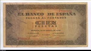 100 Pesetas Burgos