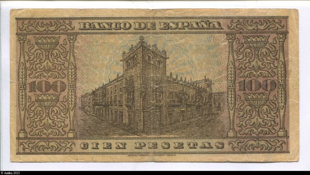 100 Pesetas Burgos