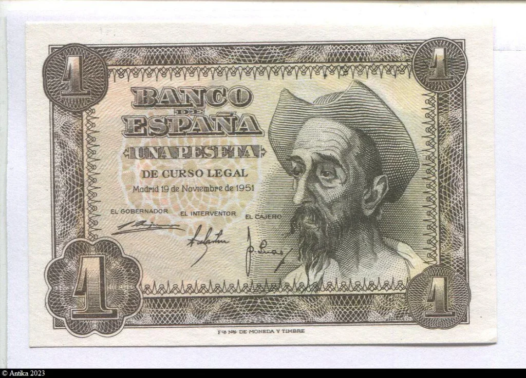 1 Peseta Don Quichotte * *