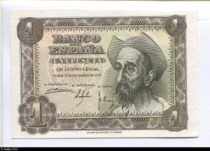 1 Peseta Don Quichotte * *