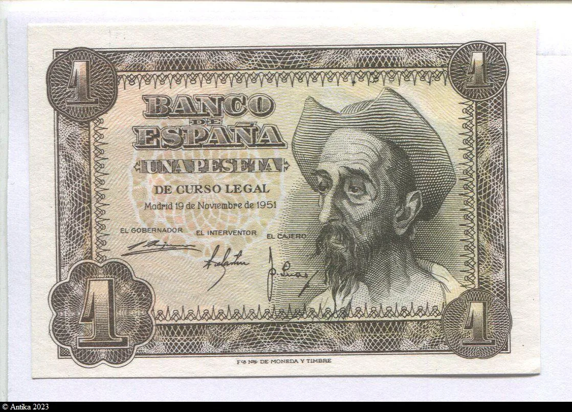 1 Peseta Don Quichotte * *