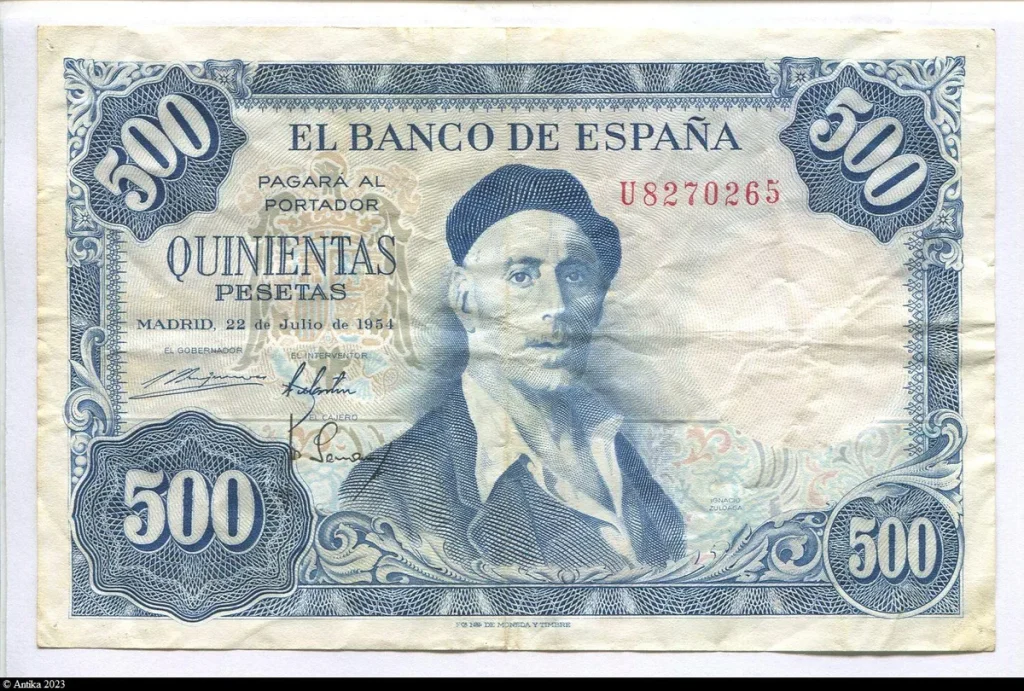 500 Pesetas Ignacio Zuloaga (1870-1945)