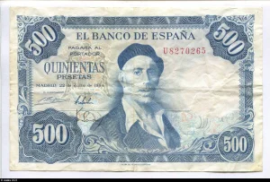 500 Pesetas Ignacio Zuloaga (1870-1945)