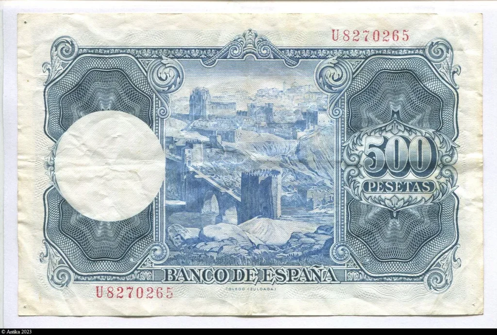 500 Pesetas Ignacio Zuloaga (1870-1945)