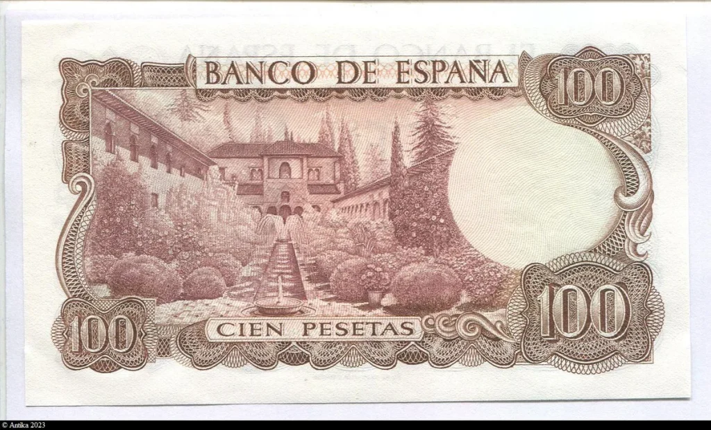 100 Pesetas M.de Falla