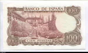 100 Pesetas M.de Falla