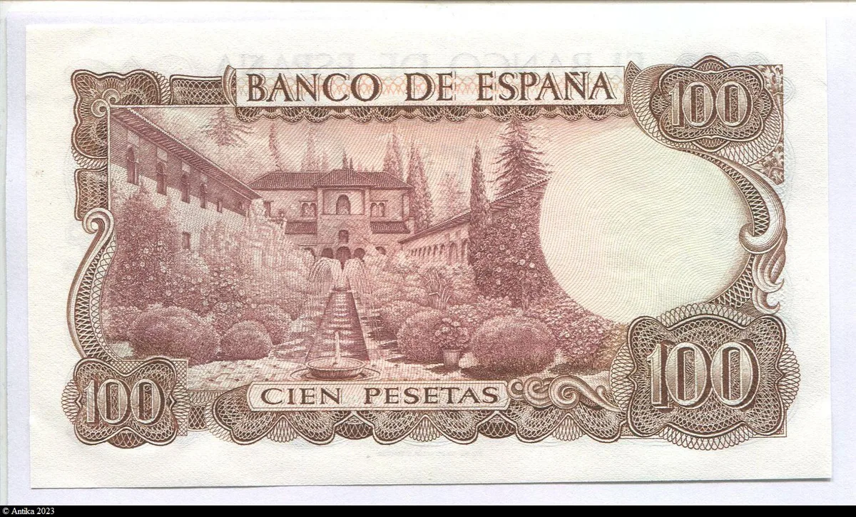 100 Pesetas M.de Falla
