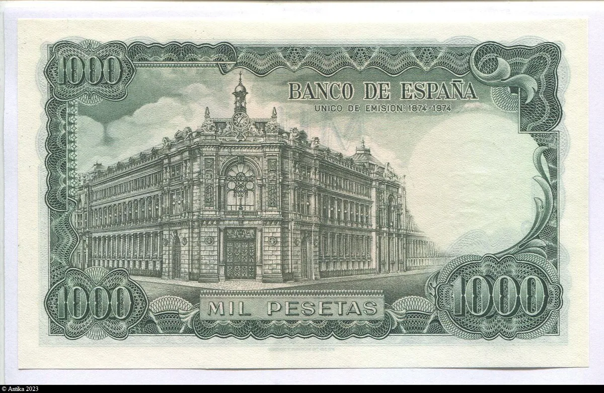 1000 Pesetas José Echegaray-Banque Centrale