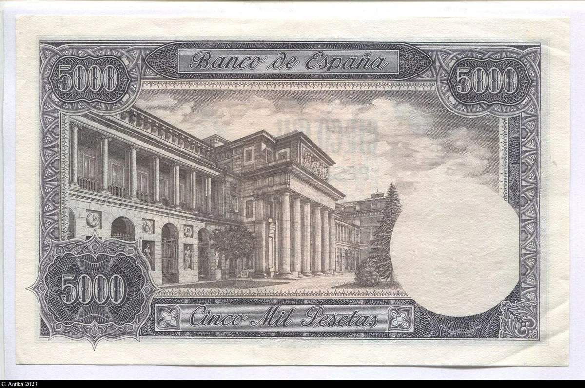 5000 Pesetas Carlos III
