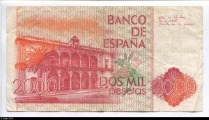 2000 Pesetas Juan Ramon Jimenez