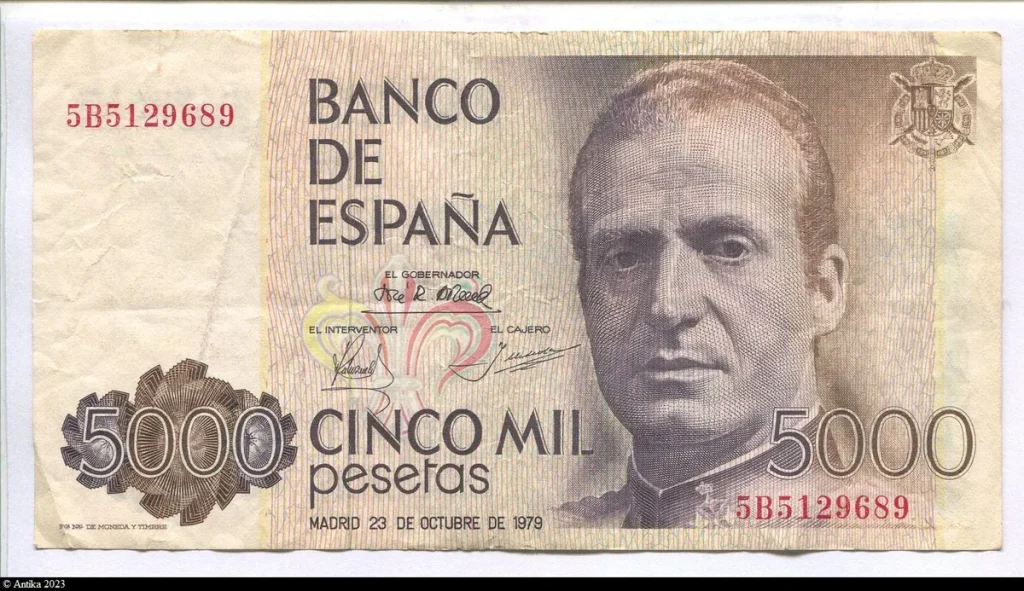 5000 Pesetas Juan Carlos