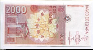 2000 Pesetas José Celestino Mutis