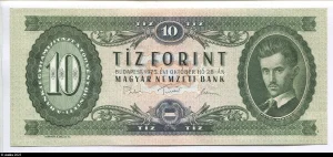 10 Forint Sándor Petőfi, poète